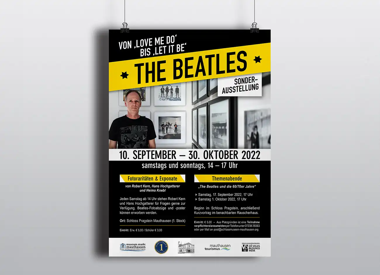 Heimat- und Museumsverein Mauthausen - The Beatles - Plakat